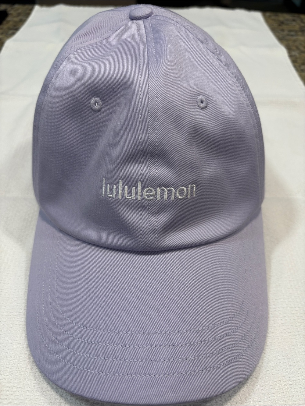 lululemon athletica Lavender Embroidered Logo Cap